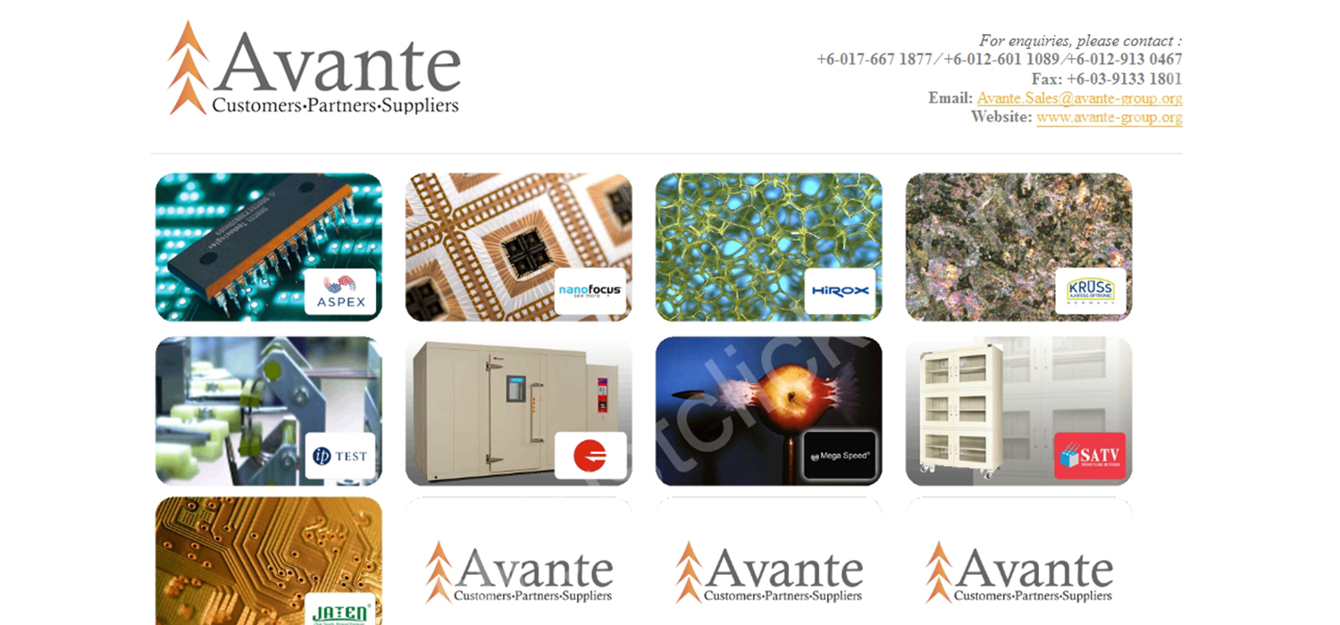Avante Group portfolio by J!Click