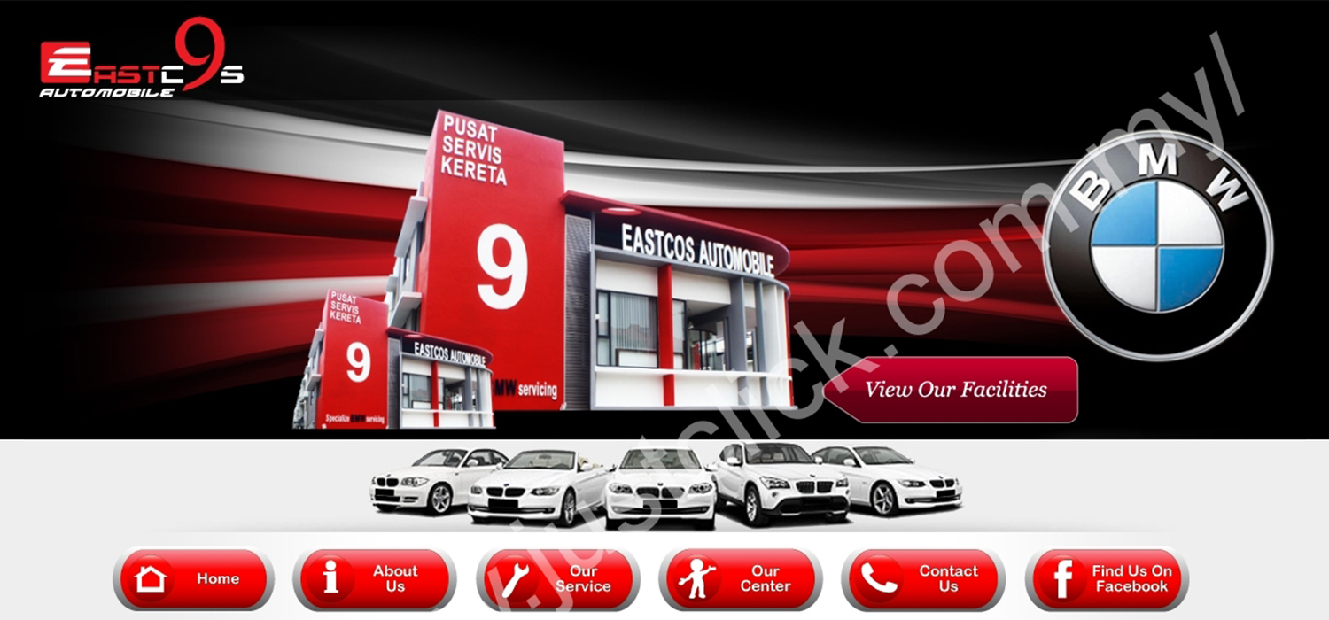 Eastcos Auto Mobile website portfolio preview