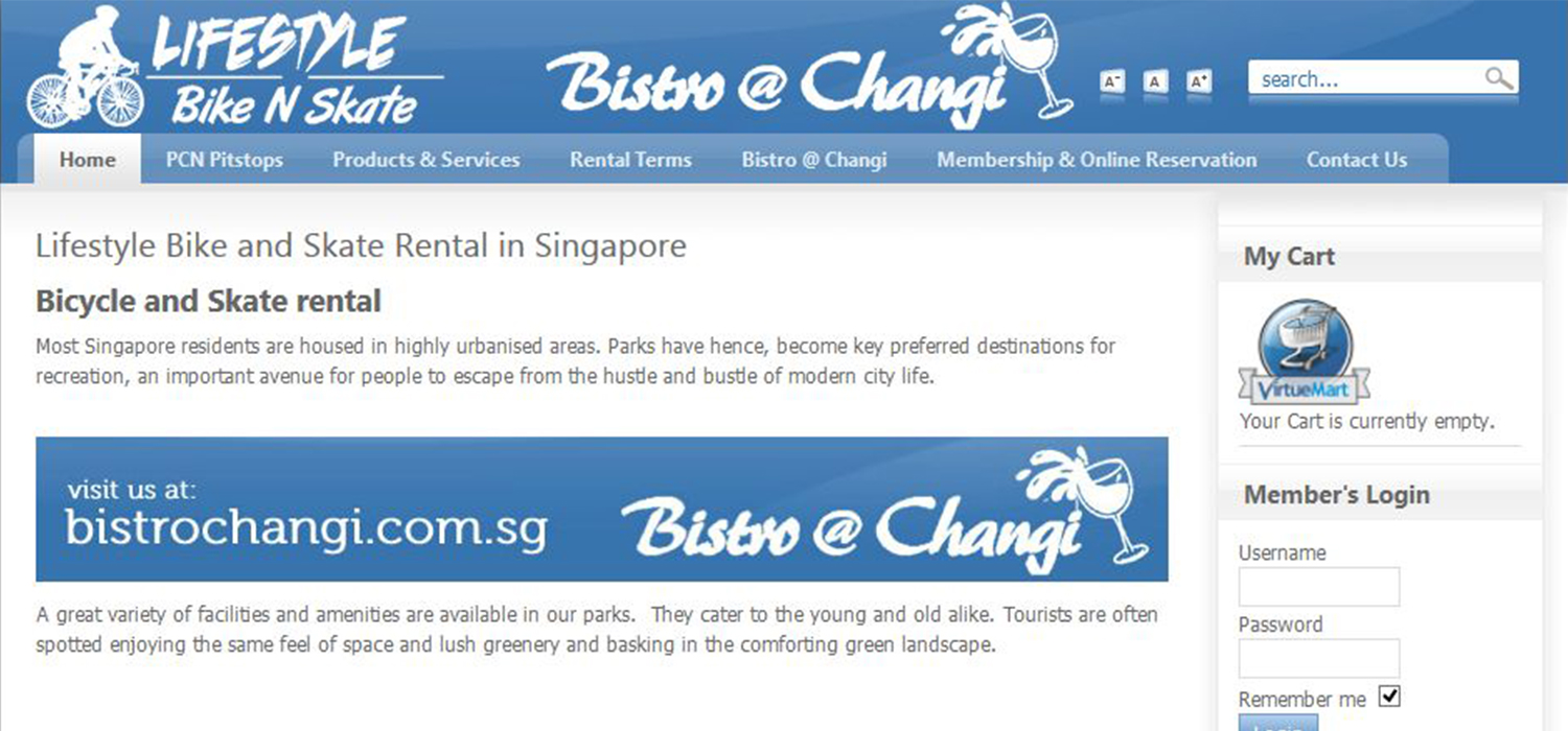 Lifestyle Creation website portfolio preview