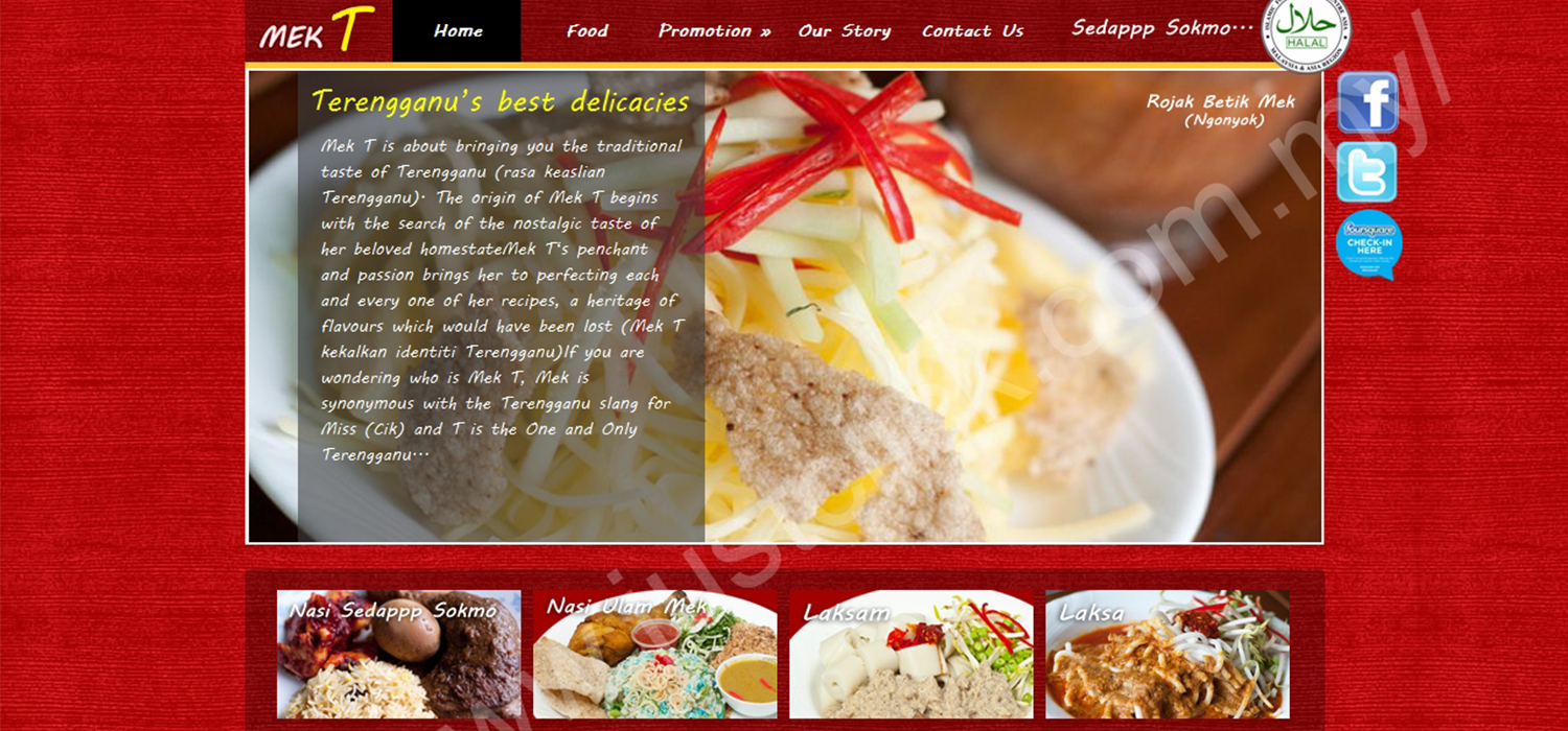 MEKT website portfolio preview